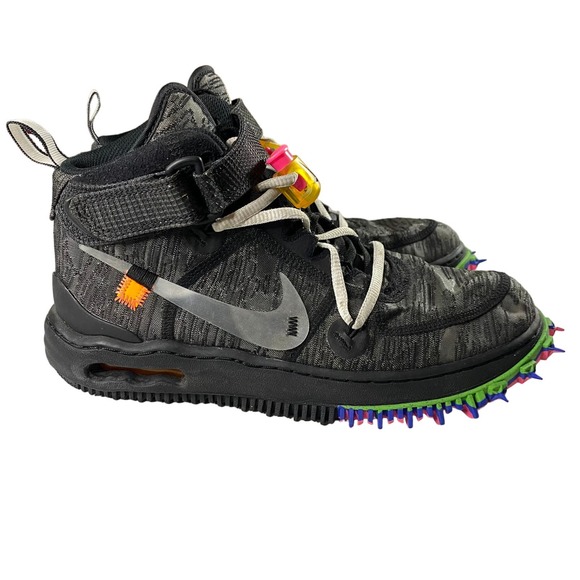 Nike Air Force 1 x Off-White Black Shoes Sneakers Men's 7.5 Women's 8.5